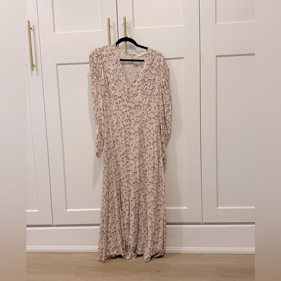 Mango Floral Maxi Button Dress | Size M - Picture 2 of 4
